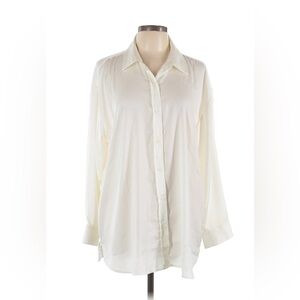 Banana Republic Cream Button Up
